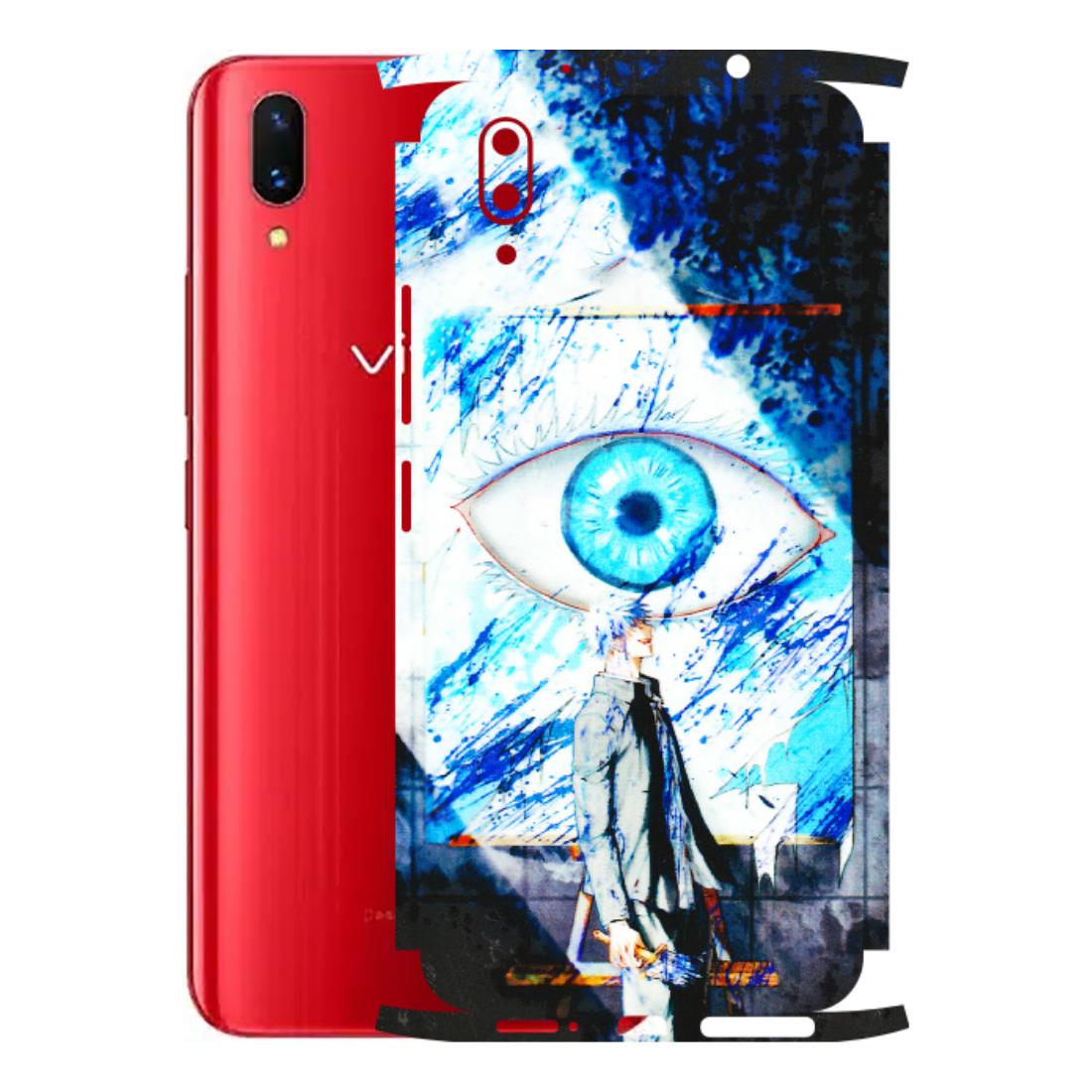 VIVO Z/V/X/T/U/S Series Phone Skins (All Models) - Gojo Satoru evil eye - 3D Embossed Finish (L-239) Vivo X21
