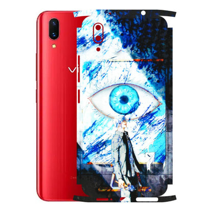 VIVO Z/V/X/T/U/S Series Phone Skins (All Models) - Gojo Satoru evil eye - 3D Embossed Finish (L-239) Vivo X21