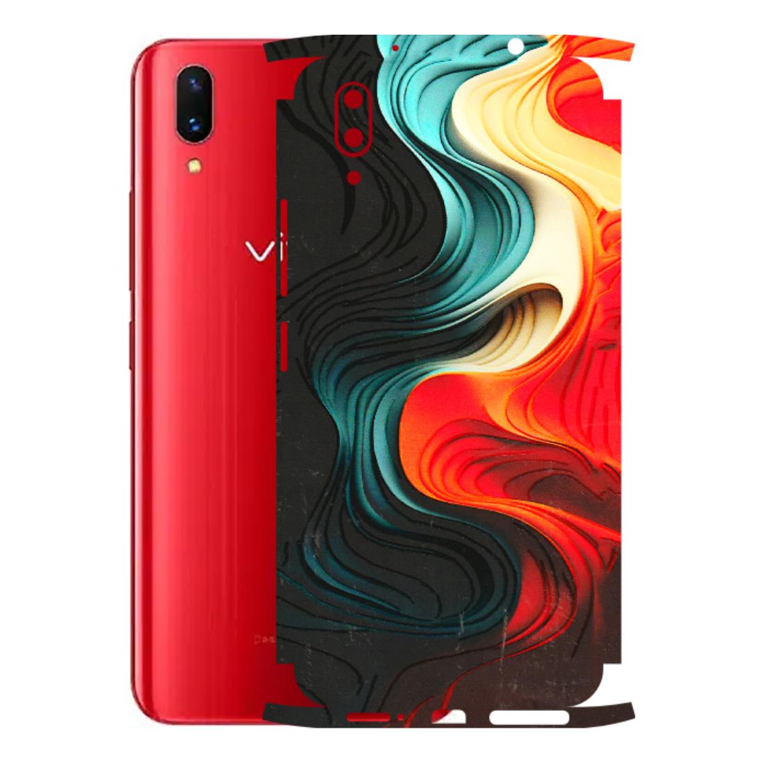 VIVO Z/V/X/T/U/S Series Phone Skins (All Models) - The Silky Swirl - 3D Embossed Finish (L-240) Vivo X21