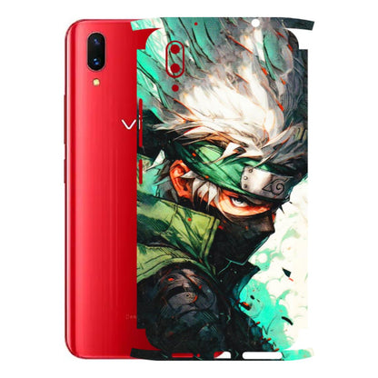VIVO Z/V/X/T/U/S Series Phone Skins (All Models) - Kakashi Side Profile - 3D Embossed Finish (L-249) Vivo X21