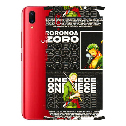 VIVO Z/V/X/T/U/S Series Phone Skins (All Models) - One Piece Zoro - 3D Embossed Finish (L-250) Vivo X21