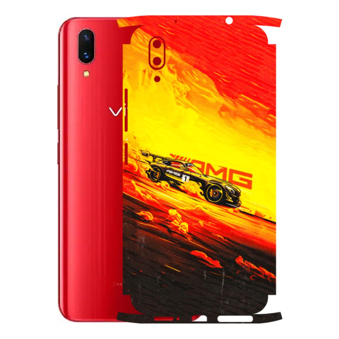 VIVO Z/V/X/T/U/S Series Phone Skins (All Models) - AMG Car Speed Cover - 3D Embossed Finish (L-256) Vivo X21