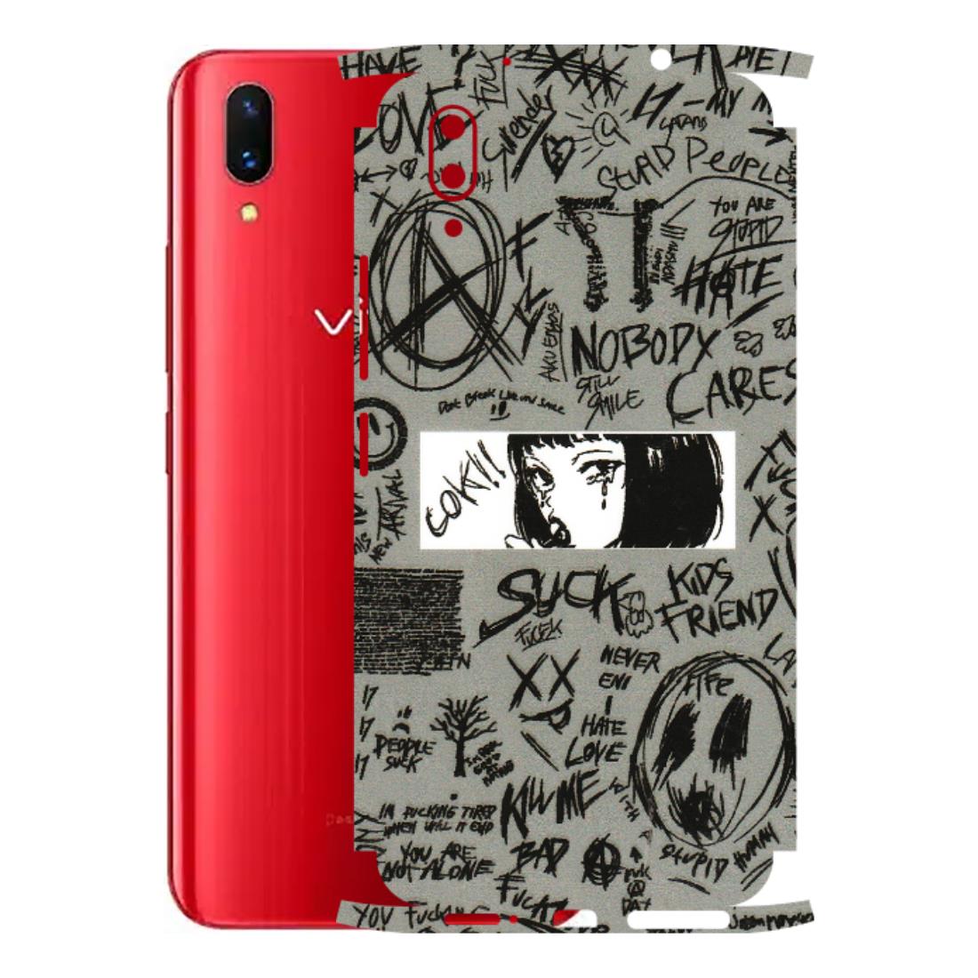 VIVO Z/V/X/T/U/S Series Phone Skins (All Models) - Never Have Love Anime - 3D Embossed Finish (L-260) Vivo X21