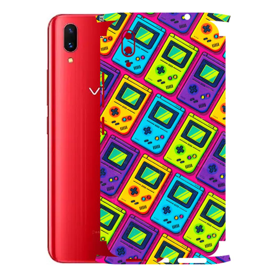 VIVO Z/V/X/T/U/S Series Phone Skins (All Models) - Gameboy Colourful - 3D Embossed Finish (L-266) Vivo X21