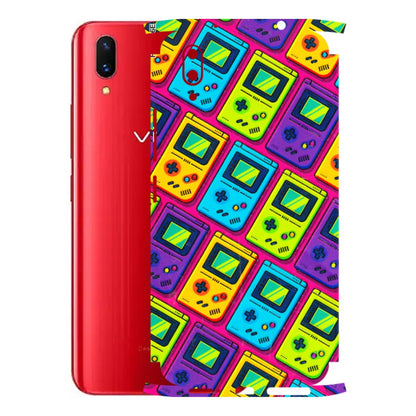 VIVO Z/V/X/T/U/S Series Phone Skins (All Models) - Gameboy Colourful - 3D Embossed Finish (L-266) Vivo X21