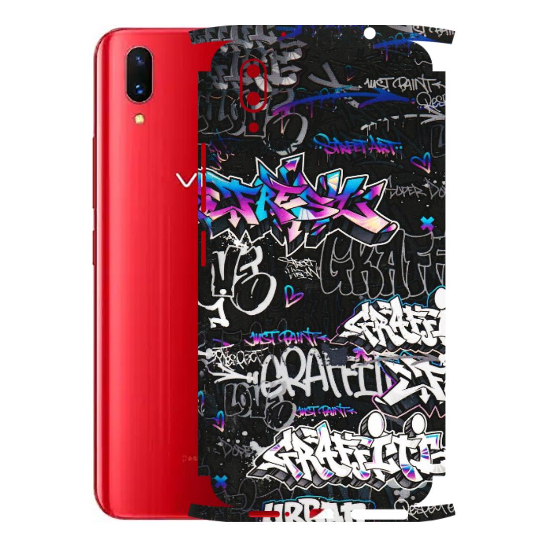 VIVO Z/V/X/T/U/S Series Phone Skins (All Models) - Graffiti Killer - 3D Embossed Finish (L-274) Vivo X21