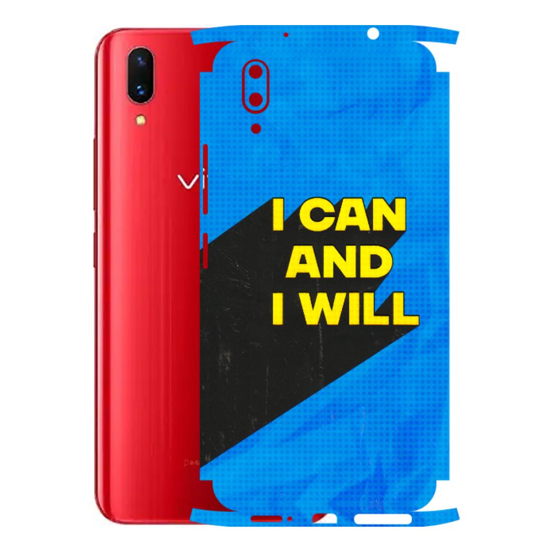 VIVO Z/V/X/T/U/S Series Phone Skins (All Models) - I Can And I Will - 3D Embossed Finish (L-281) Vivo X21