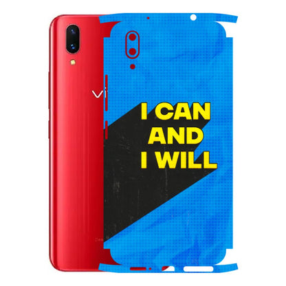 VIVO Z/V/X/T/U/S Series Phone Skins (All Models) - I Can And I Will - 3D Embossed Finish (L-281) Vivo X21