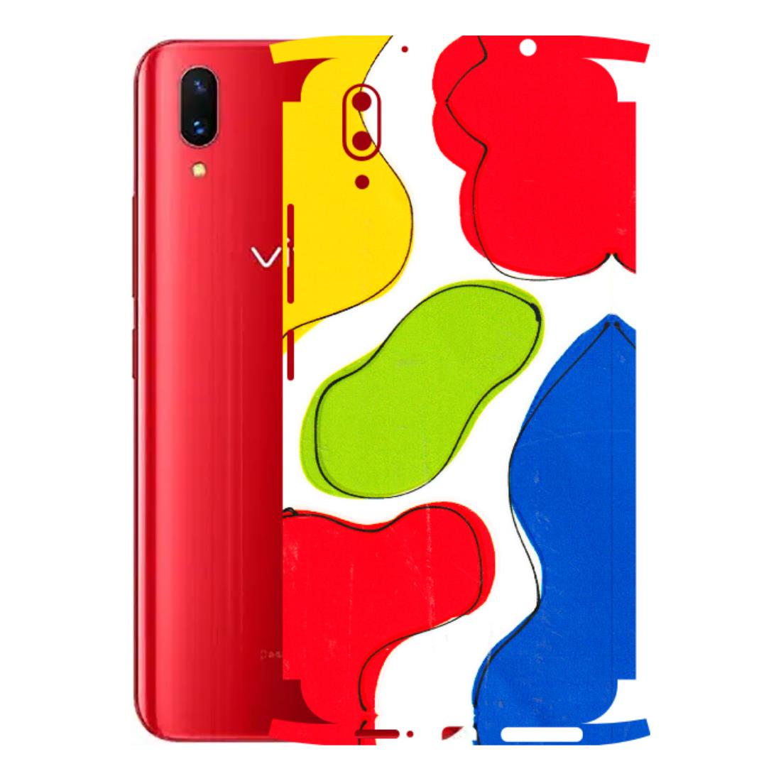 VIVO Z/V/X/T/U/S Series Phone Skins (All Models) - RGB Colour Paint - 3D Embossed Finish (L-284) Vivo X21