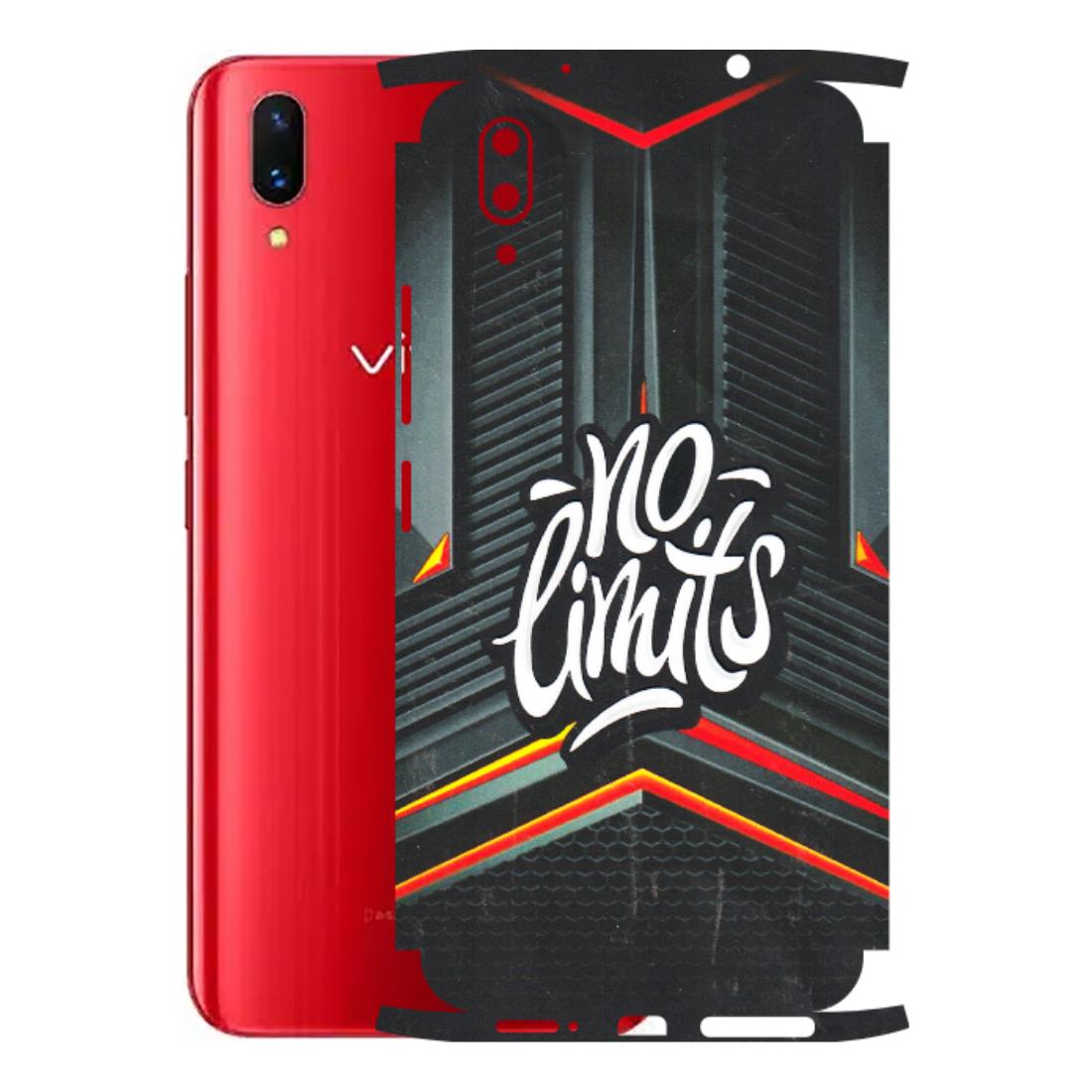 VIVO Z/V/X/T/U/S Series Phone Skins (All Models) - No Limits - 3D Embossed Finish (L-286) Vivo X21