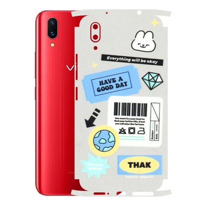 VIVO Z/V/X/T/U/S Series Phone Skins (All Models) - Will Be Okay Design - 3D Embossed Finish (L-316) Vivo X21