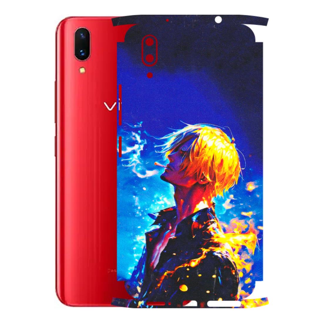 VIVO Z/V/X/T/U/S Series Phone Skins (All Models) - Sanji Vinsmoke One Piece - 3D Embossed Finish (L-319) Vivo X21