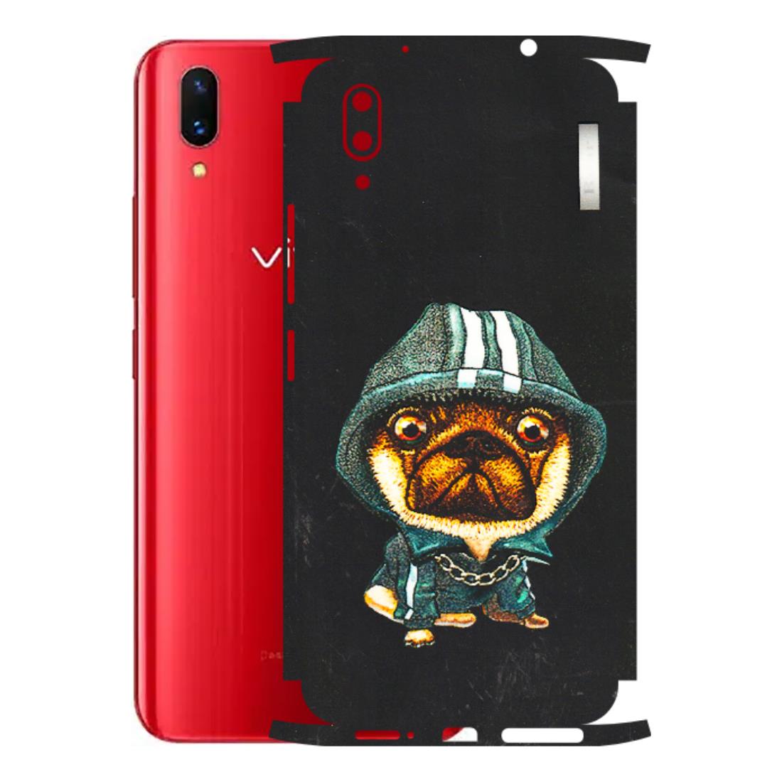 VIVO Z/V/X/T/U/S Series Phone Skins (All Models) - Puppy N Hoodie - 3D Embossed Finish (L-90) Vivo X21