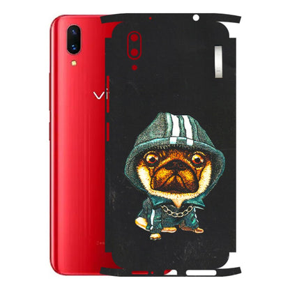 VIVO Z/V/X/T/U/S Series Phone Skins (All Models) - Puppy N Hoodie - 3D Embossed Finish (L-90) Vivo X21