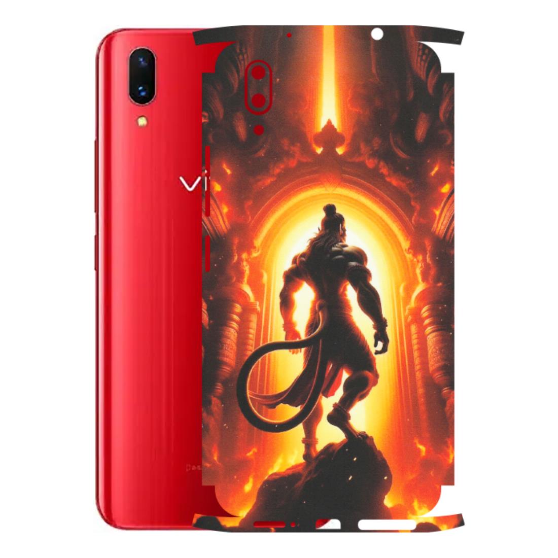 VIVO Z/V/X/T/U/S Series Phone Skins (All Models) - HanumanJi - Matte Finish (M-06) Vivo X21