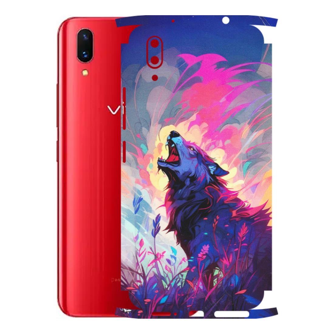 VIVO Z/V/X/T/U/S Series Phone Skins (All Models) - New Wild Wolf Abstract - Matte Finish (M-125) Vivo X21