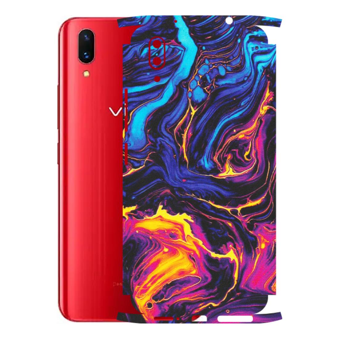 VIVO Z/V/X/T/U/S Series Phone Skins (All Models) - Abstract Paint Classy - Matte Finish (M-15) Vivo X21