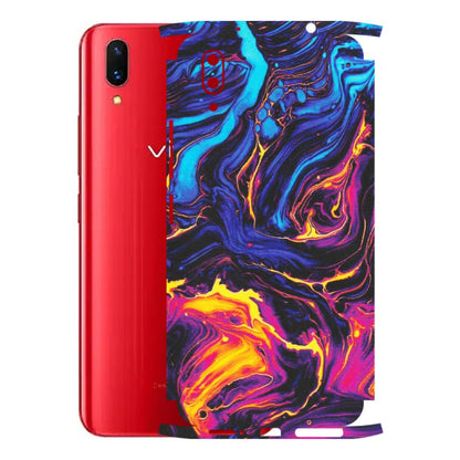 VIVO Z/V/X/T/U/S Series Phone Skins (All Models) - Abstract Paint Classy - Matte Finish (M-15) Vivo X21