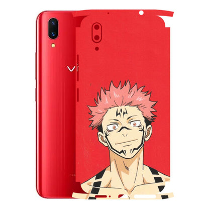 VIVO Z/V/X/T/U/S Series Phone Skins (All Models) - Ryomen Sukuna Fun Anime - Matte Finish (M-153) Vivo X21