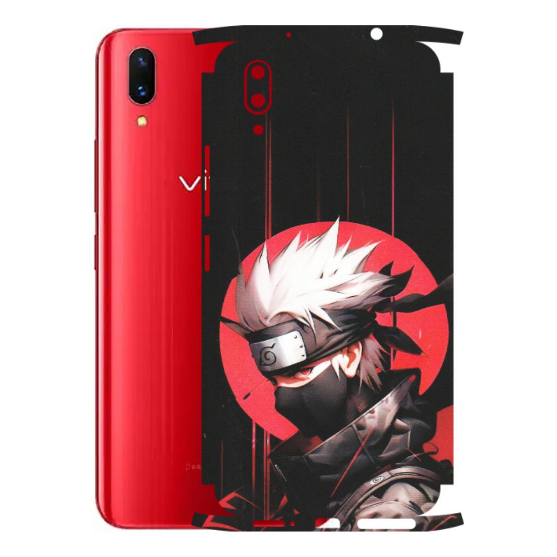 VIVO Z/V/X/T/U/S Series Phone Skins (All Models) - Naruto Anime Blood - Matte Finish (M-170) Vivo X21