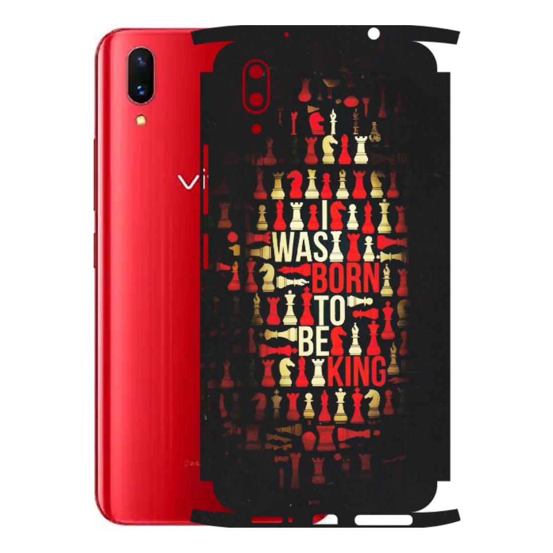 VIVO Z/V/X/T/U/S Series Phone Skins (All Models) - Born To Be King - Matte Finish (M-73) Vivo X21