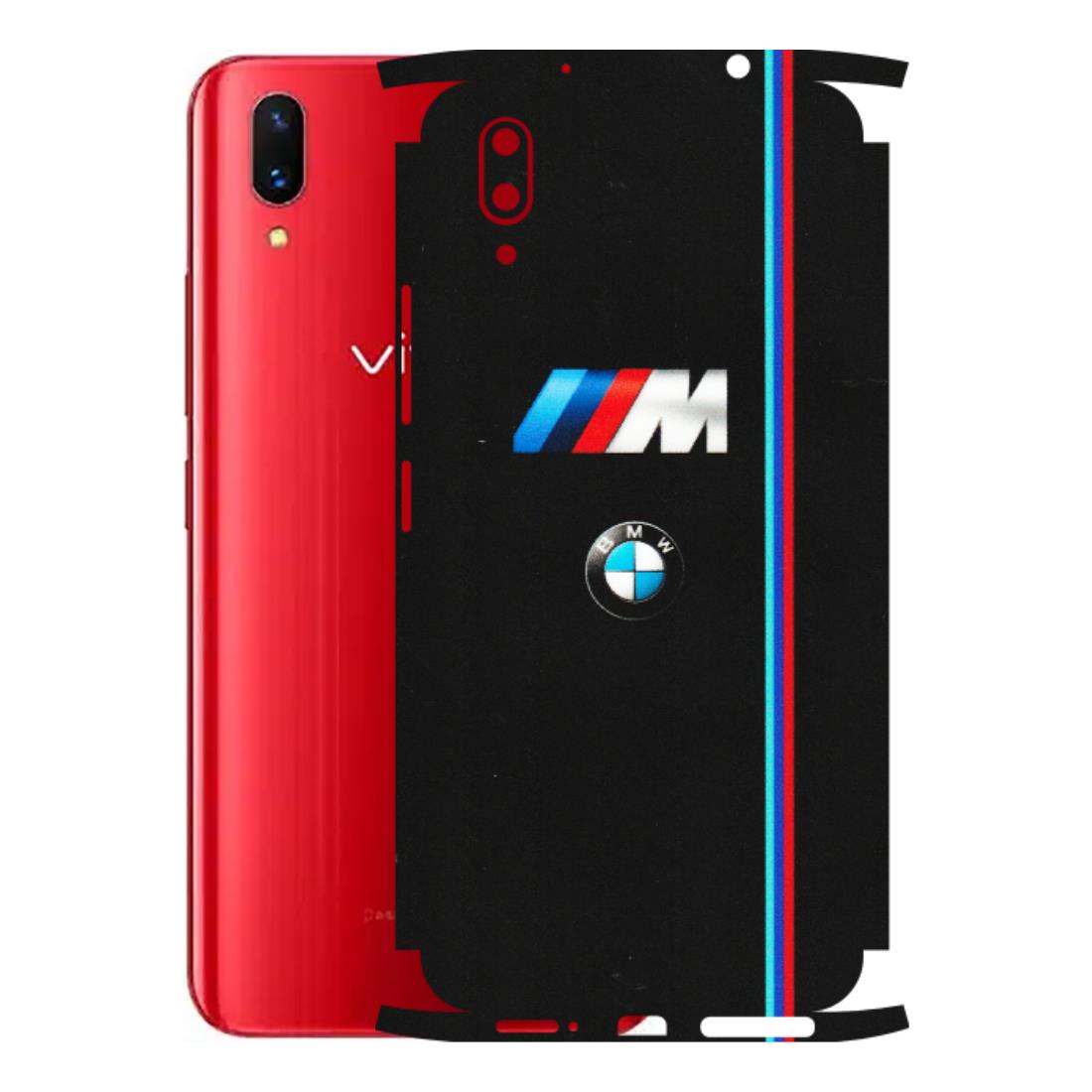 VIVO Z/V/X/T/U/S Series Phone Skins (All Models) - Styling With Black BMW - Matte Finish (M-74) Vivo X21