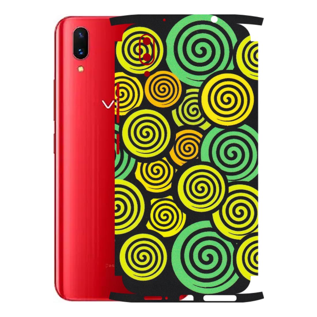 VIVO Z/V/X/T/U/S Series Phone Skins (All Models) - Crazy Spiral - Matte Finish (M-91) Vivo X21