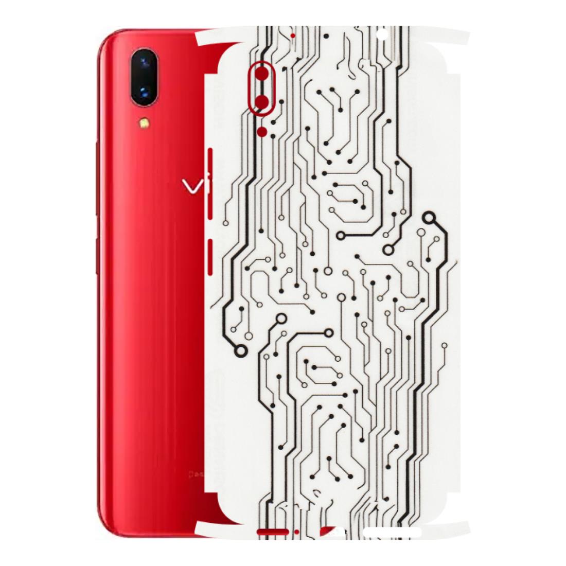 VIVO Z/V/X/T/U/S Series Phone Skins (All Models) - Tech Circuits - Transparent Finish (T-03) Vivo X21