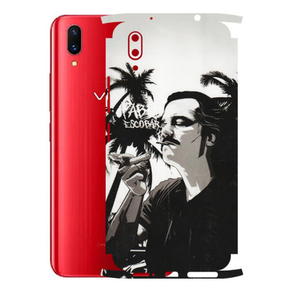 VIVO Z/V/X/T/U/S Series Phone Skins (All Models) - Pab Escobar - Transparent Finish (T-05) Vivo X21