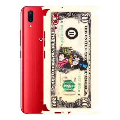 VIVO Z/V/X/T/U/S Series Phone Skins (All Models) - Five Hundred Dollar Duck - Transparent Finish (T-15) Vivo X21