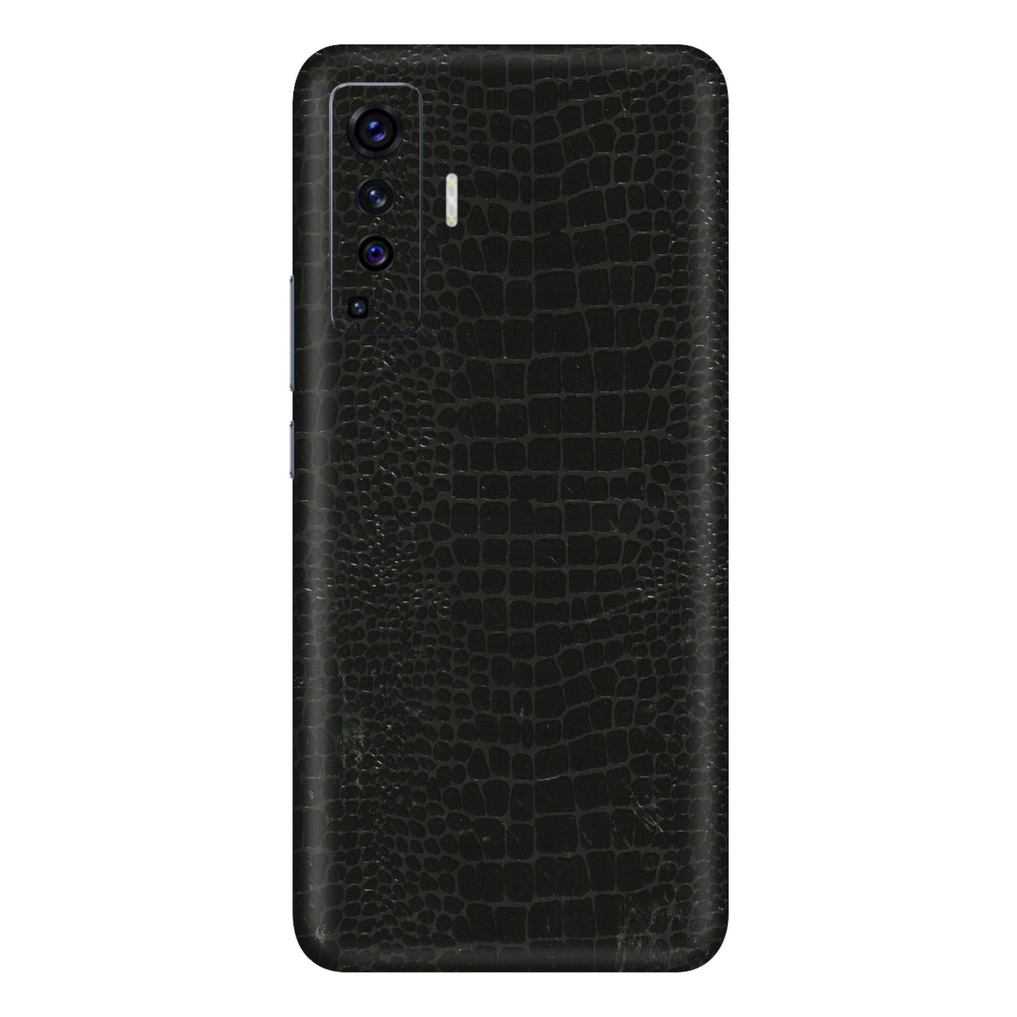 VIVO Z/V/X/T/U/S Series Phone Skins (All Models) - Snake Leather Black - 3D Embossed Finish (L-107) Vivo X50
