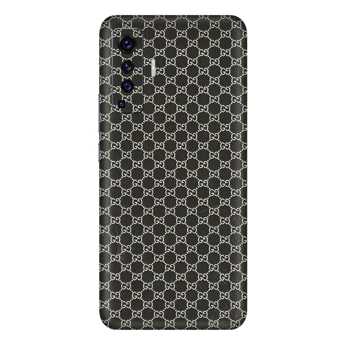 VIVO Z/V/X/T/U/S Series Phone Skins (All Models) - Black G Print - 3D Embossed Finish (L-109) Vivo X50