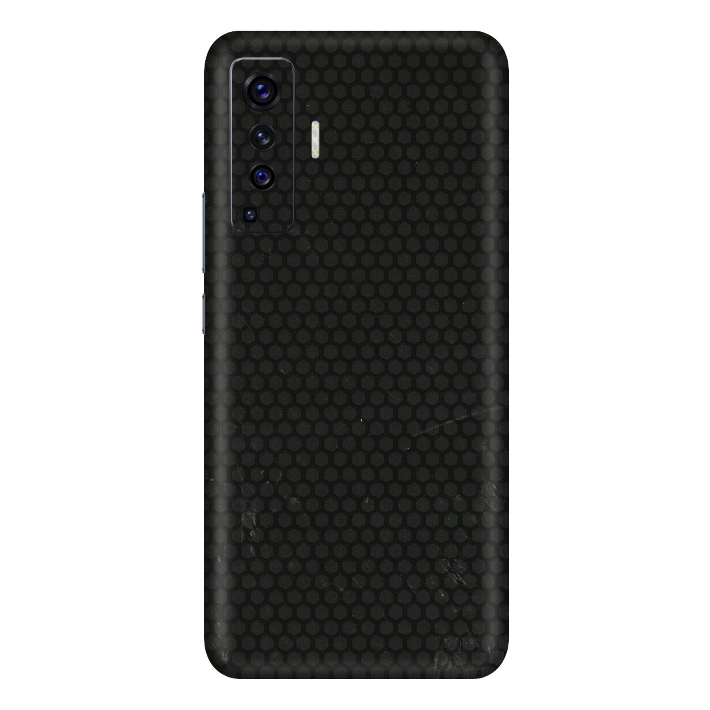 VIVO Z/V/X/T/U/S Series Phone Skins (All Models) - Black honeycomb - 3D Embossed Finish (L-114) Vivo X50