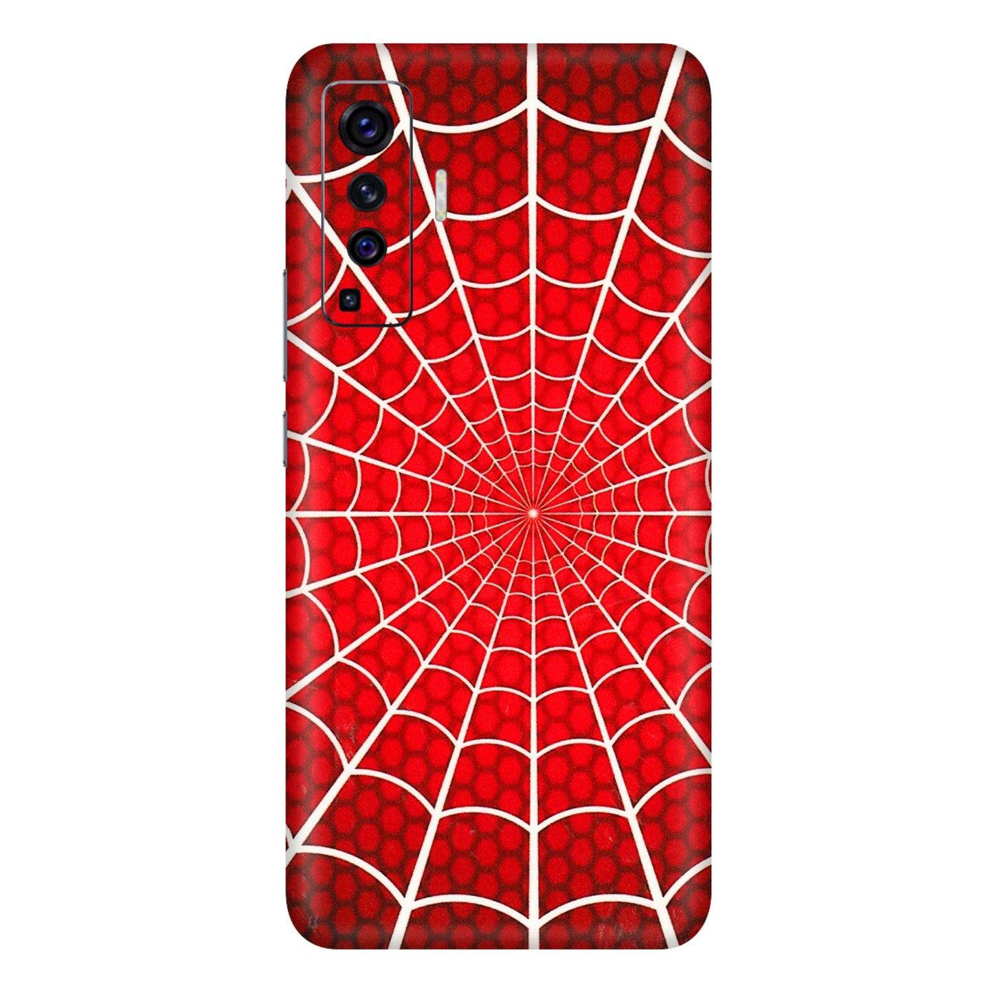 VIVO Z/V/X/T/U/S Series Phone Skins (All Models) - Classic Spidey Web - 3D Embossed Finish (L-115) Vivo X50