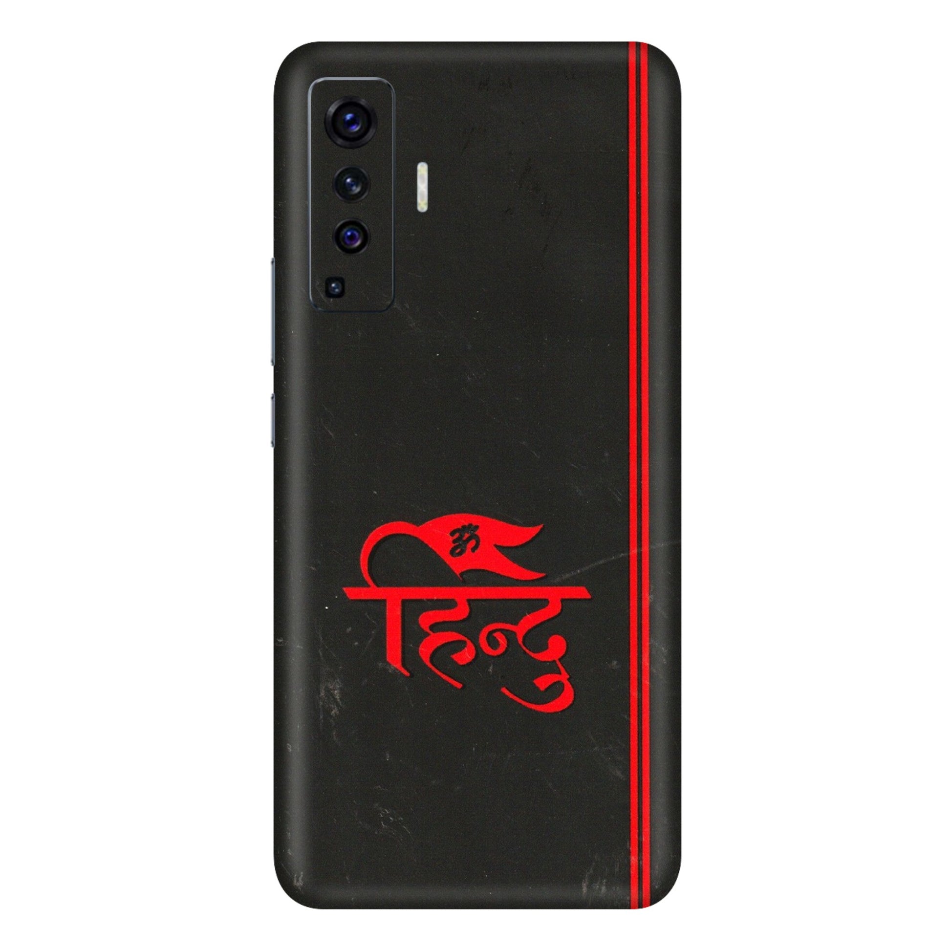 VIVO Z/V/X/T/U/S Series Phone Skins (All Models) - Hindu Black - 3D Embossed Finish (L-153) Vivo X50