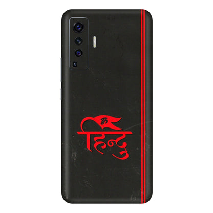 VIVO Z/V/X/T/U/S Series Phone Skins (All Models) - Hindu Black - 3D Embossed Finish (L-153) Vivo X50