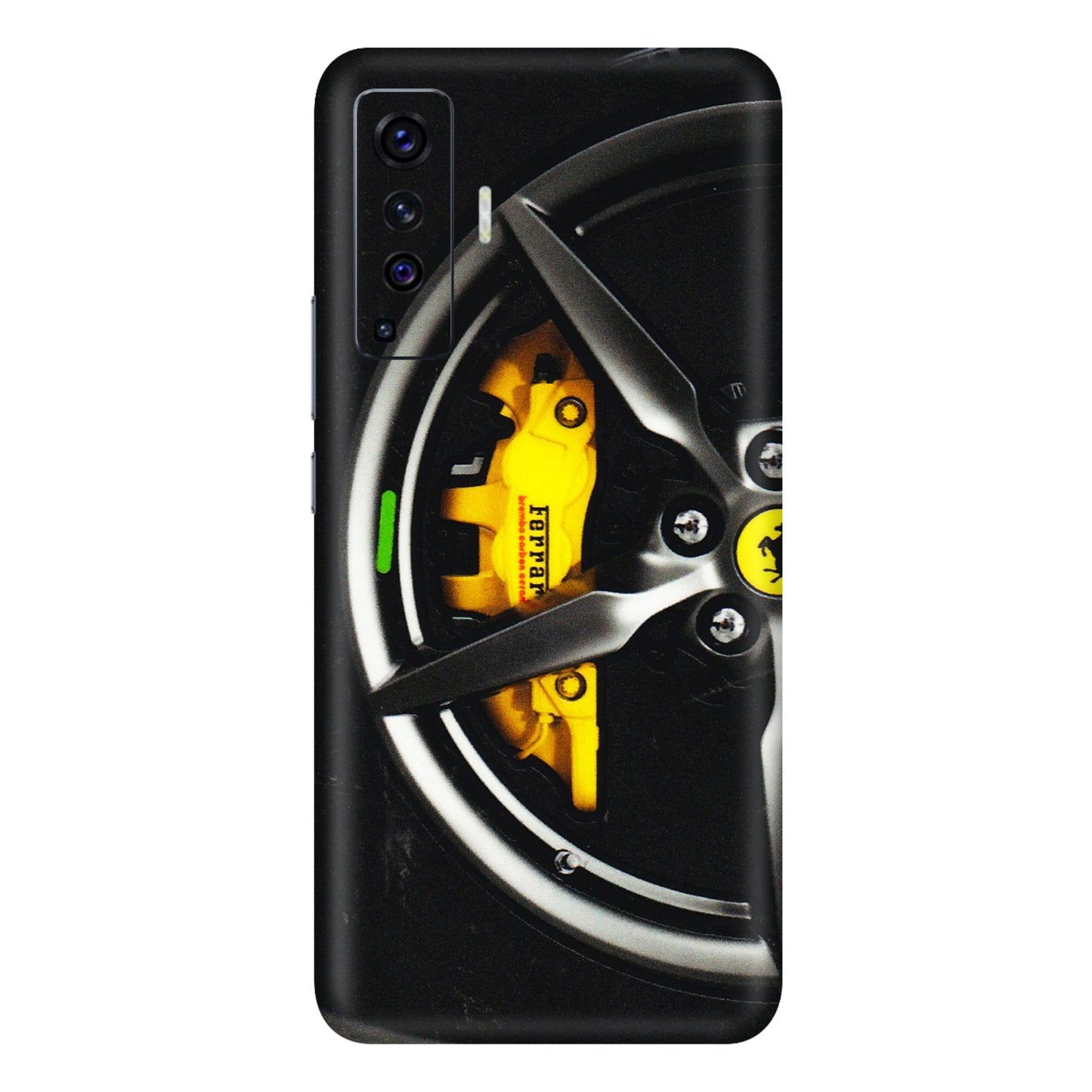 VIVO Z/V/X/T/U/S Series Phone Skins (All Models) - Ferrari Wheel Alloy - 3D Embossed Finish (L-173) Vivo X50