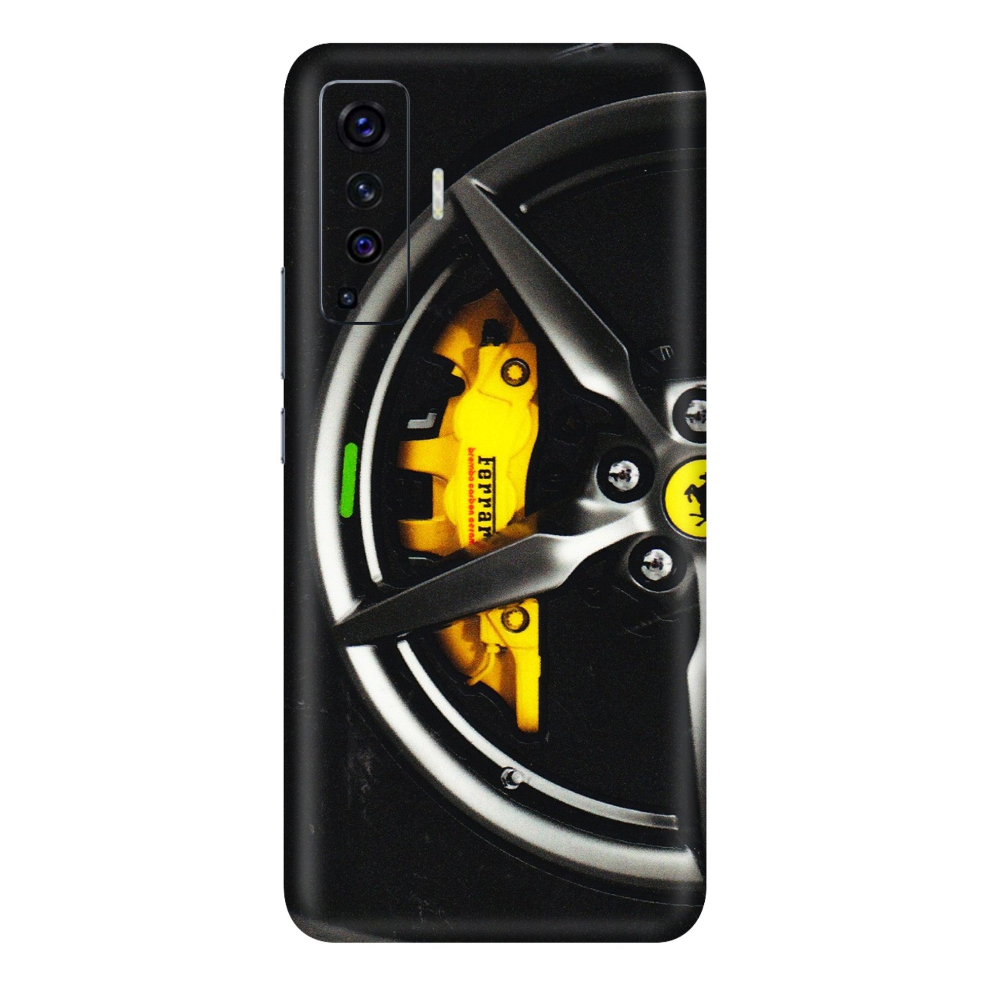VIVO Z/V/X/T/U/S Series Phone Skins (All Models) - Ferrari Wheel Alloy - 3D Embossed Finish (L-173) Vivo X50