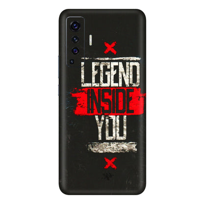 VIVO Z/V/X/T/U/S Series Phone Skins (All Models) - Legend Inside You - 3D Embossed Finish (L-186) Vivo X50