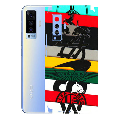 VIVO Z/V/X/T/U/S Series Phone Skins (All Models) - Multi Designer Brands - 3D Embossed Finish (L-187) Vivo X50