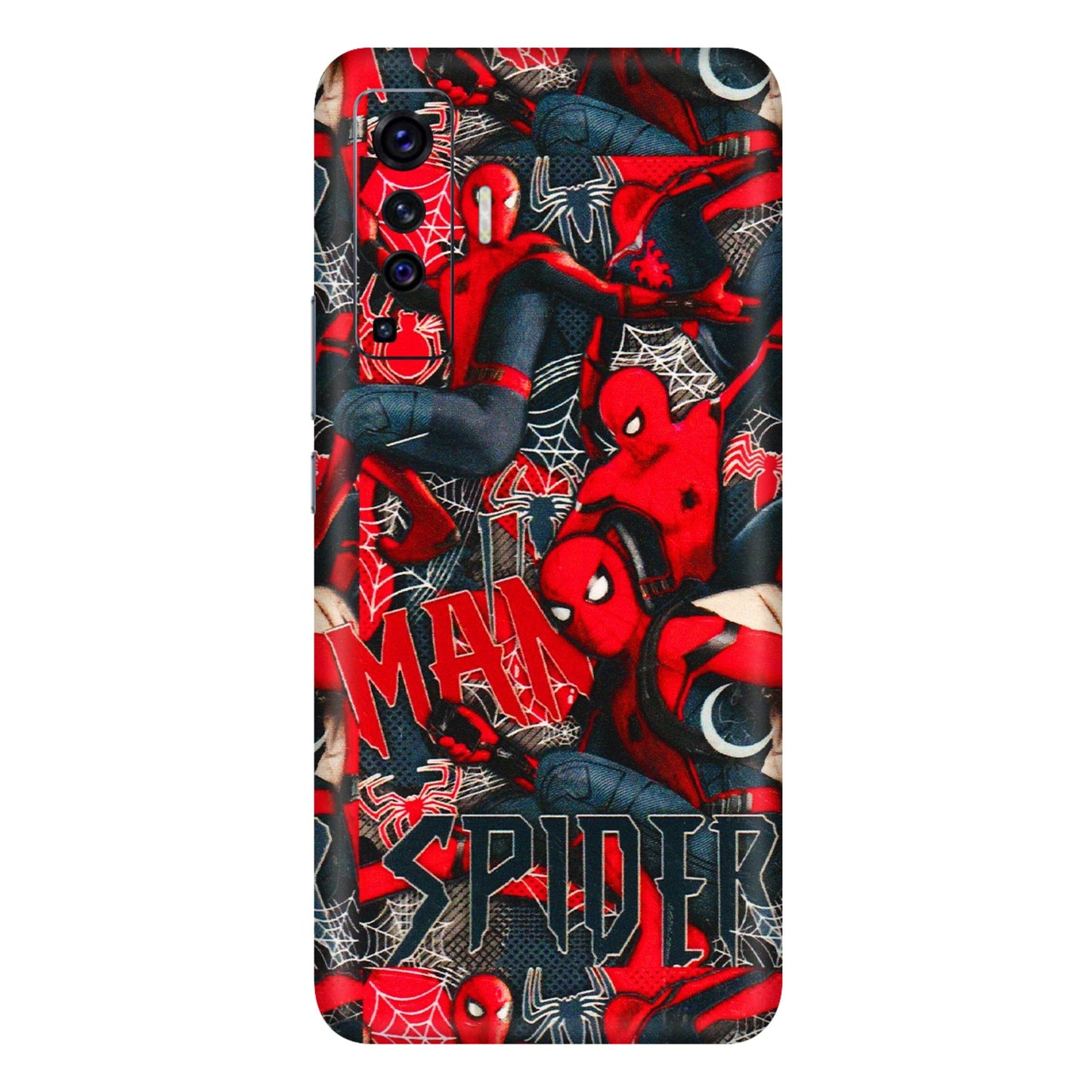 VIVO Z/V/X/T/U/S Series Phone Skins (All Models) - SpiderMan Cool - 3D Embossed Finish (L-188) Vivo X50