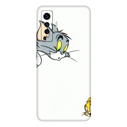 VIVO Z/V/X/T/U/S Series Phone Skins (All Models) - Cute Tom And Jerry - 3D Embossed Finish (L-220) Vivo X50