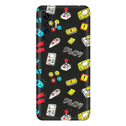 VIVO Z/V/X/T/U/S Series Phone Skins (All Models) - Gaming Doodles - 3D Embossed Finish (L-224) Vivo X50