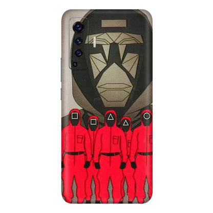 VIVO Z/V/X/T/U/S Series Phone Skins (All Models) - Squid Game Hero - 3D Embossed Finish (L-245) Vivo X50