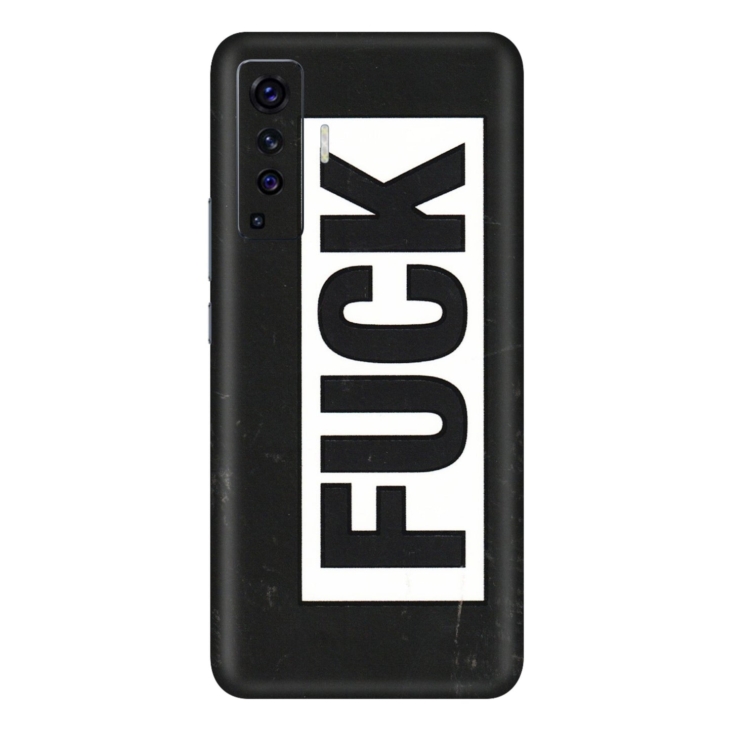 VIVO Z/V/X/T/U/S Series Phone Skins (All Models) - The F Word - 3D Embossed Finish (L-255) Vivo X50