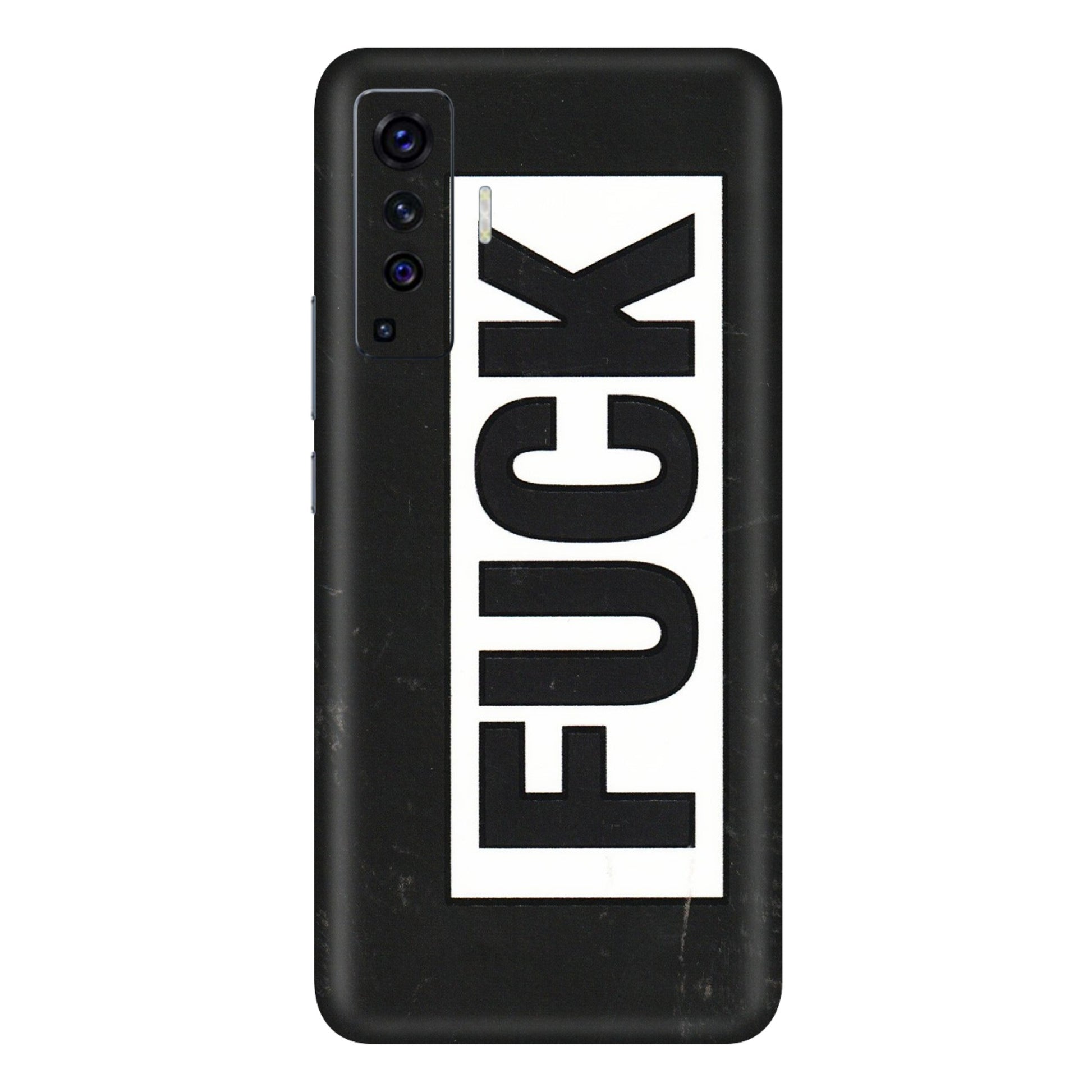 VIVO Z/V/X/T/U/S Series Phone Skins (All Models) - The F Word - 3D Embossed Finish (L-255) Vivo X50