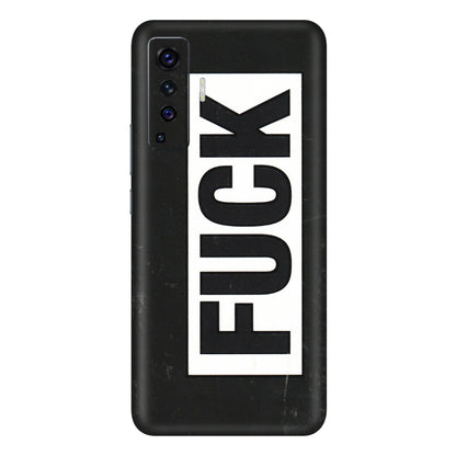 VIVO Z/V/X/T/U/S Series Phone Skins (All Models) - The F Word - 3D Embossed Finish (L-255) Vivo X50