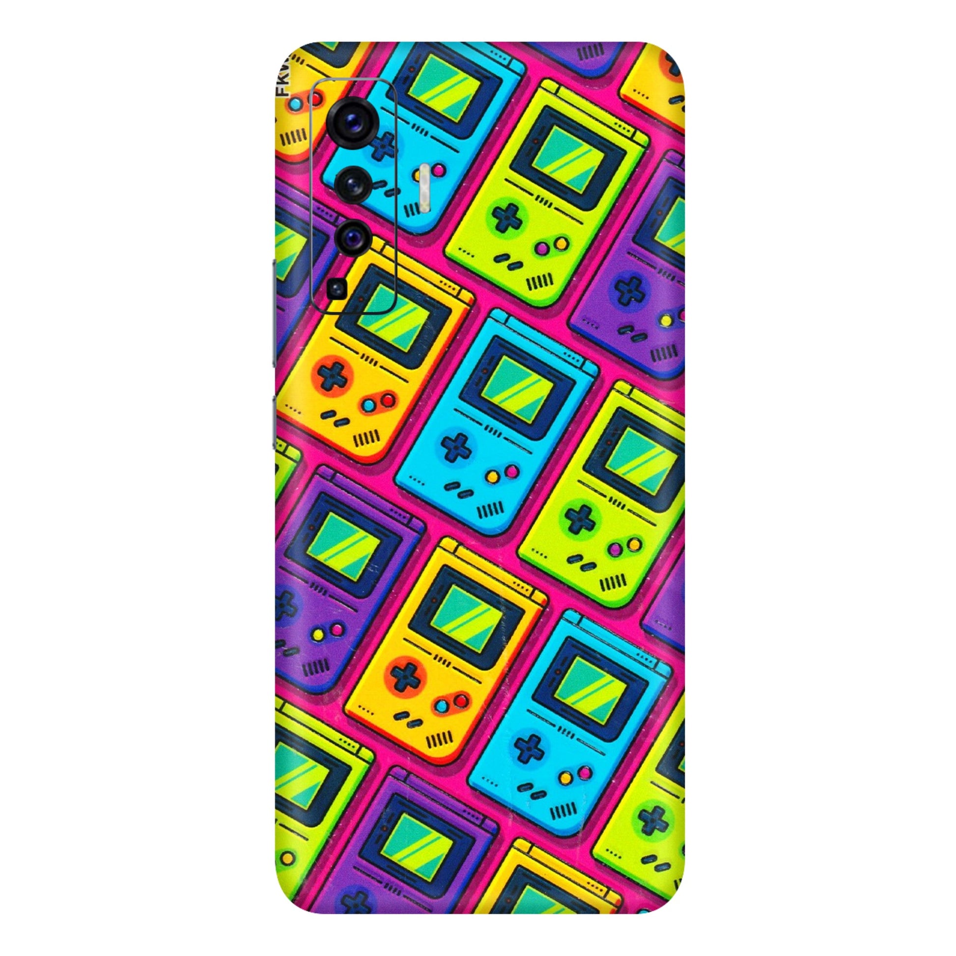 VIVO Z/V/X/T/U/S Series Phone Skins (All Models) - Gameboy Colourful - 3D Embossed Finish (L-266) Vivo X50