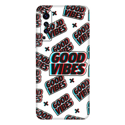 VIVO Z/V/X/T/U/S Series Phone Skins (All Models) - Good Vibes - 3D Embossed Finish (L-282) Vivo X50