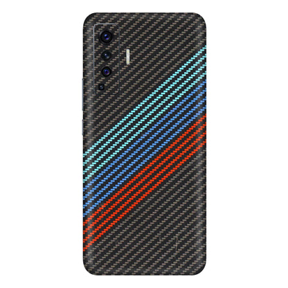 VIVO Z/V/X/T/U/S Series Phone Skins (All Models) - Carbon BM - 3D Embossed Finish (L-302) Vivo X50